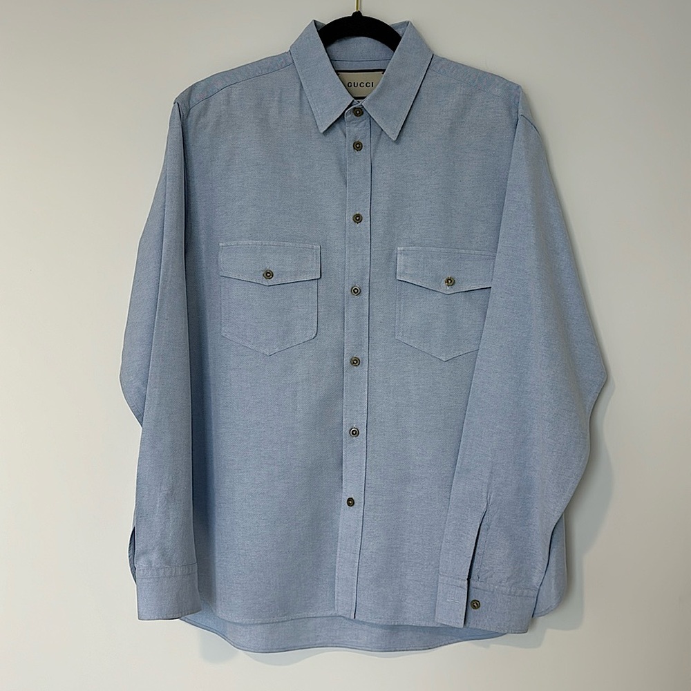 Gucci Long Sleeve Button Shirt